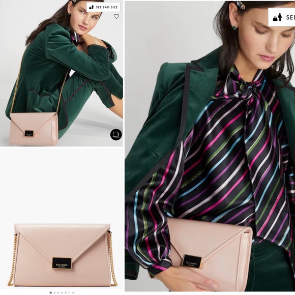 Kate Spade Anna Medium Envelope Clutch Crossbody - Picture 8 of 16
